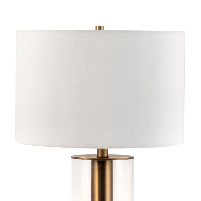 Coronado 27" Iron & Glass Table Lamp