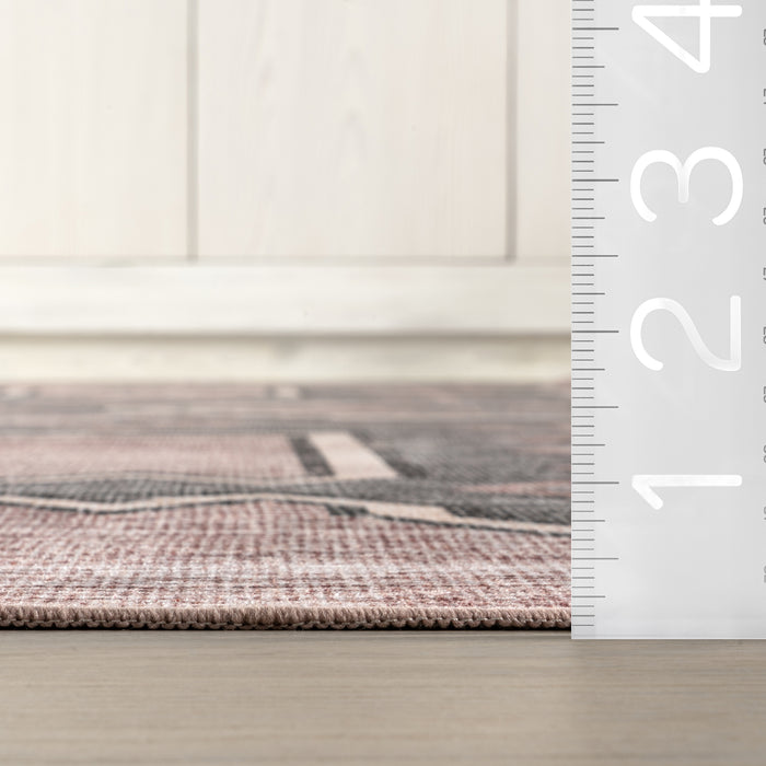 Nuloom Amyra SplashGuard Machine Washable Area Rug