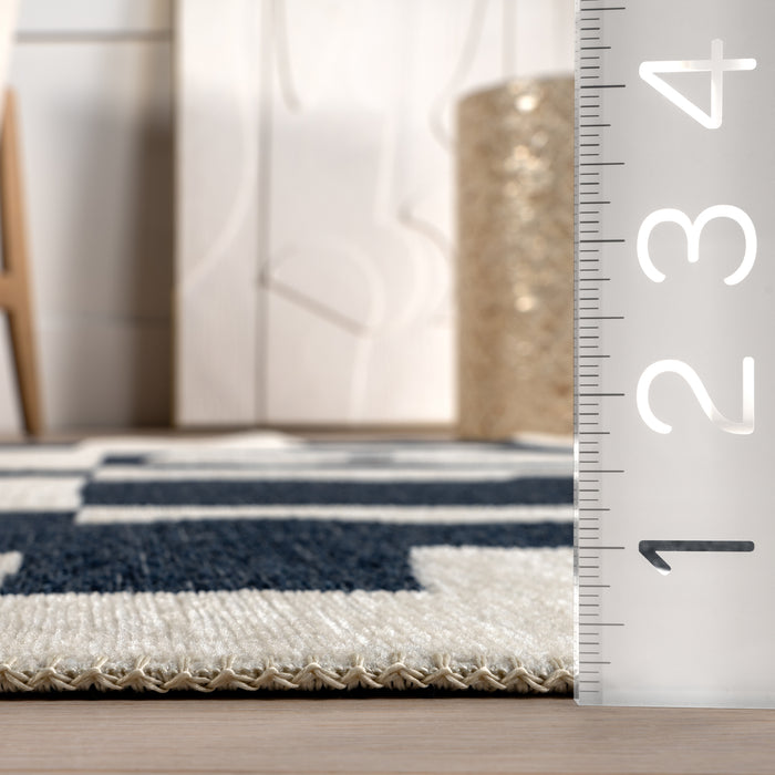 Viktoria Modern Abstract Reversible Machine Washable Area Rug