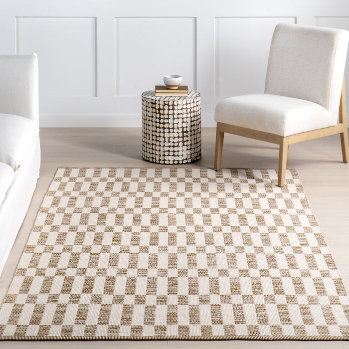 nuLOOM Stormie Checkered Indoor/Outdoor Area Rug