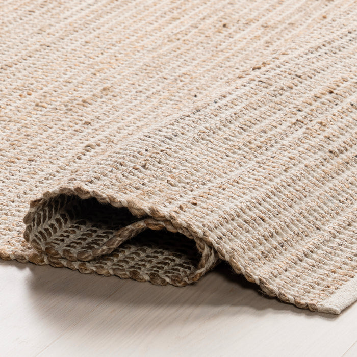 Home Conservatory Gravel Handwoven Jute Area Rug