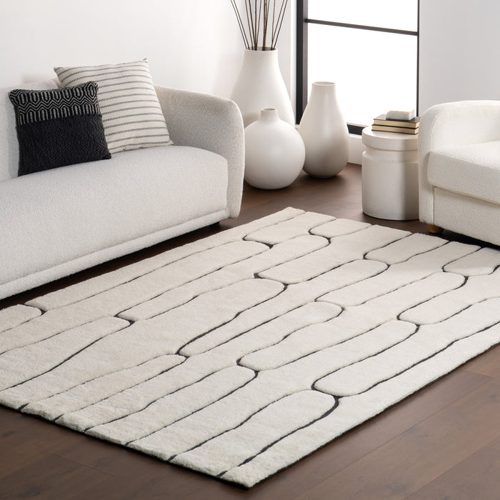 Nazco Abstract New Zealand Wool Area Rug
