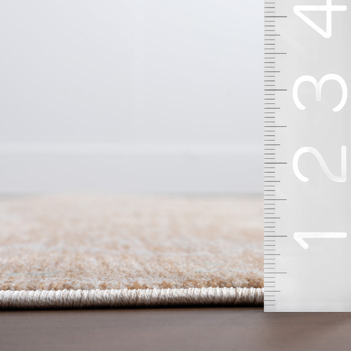 Kristin Medallion Fringe Area Rug