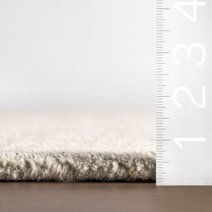 Citra Solid Wool Area Rug