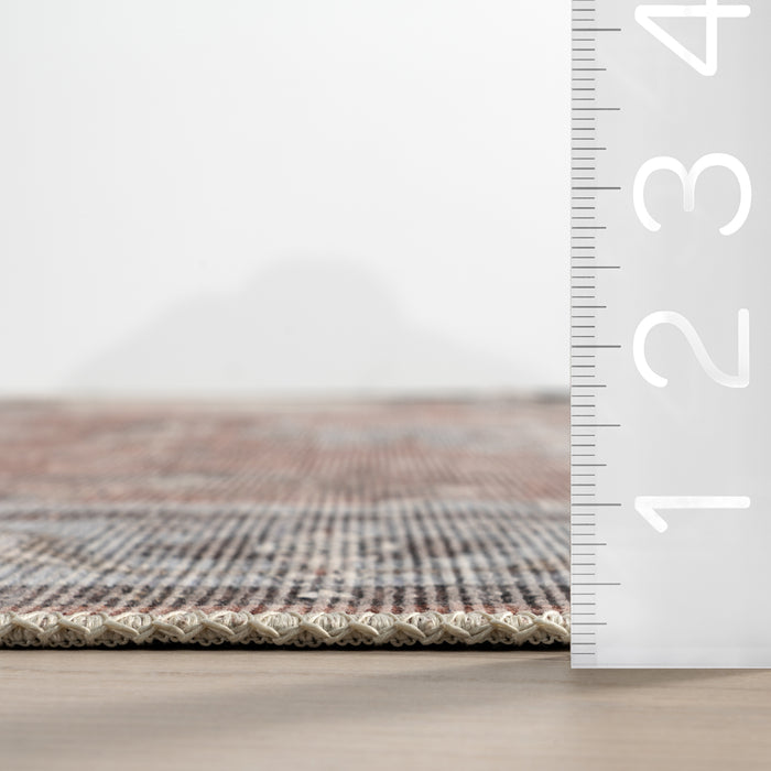 Green Haven Collection Daleyza Recycled Cotton Machine Washable Area Rug