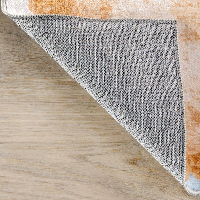 nuLOOM Sarine Abstract Washable Area Rug