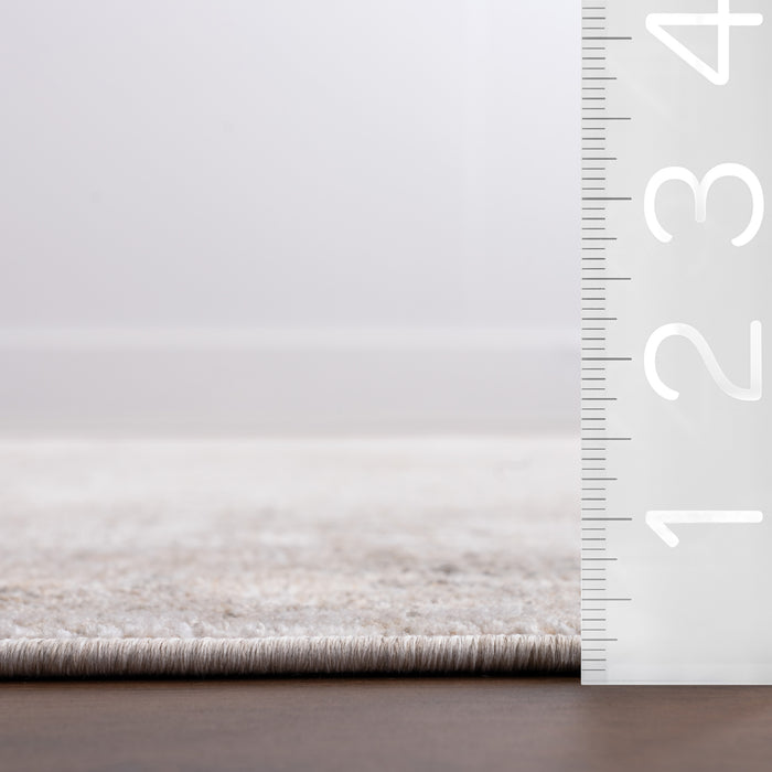 Koami Medallion Fringe Area Rug