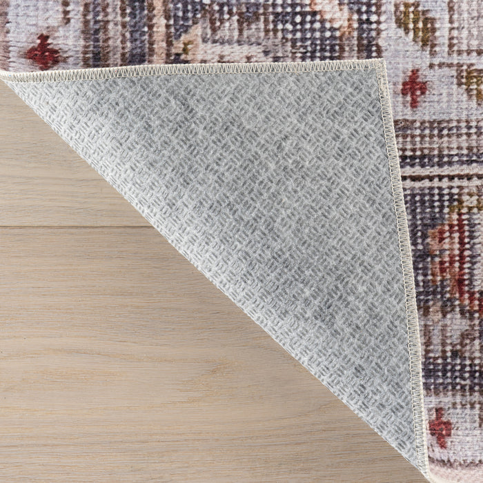 nuLOOM Eloqua SplashGuard Machine Washable Area Rug