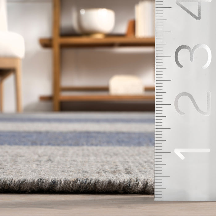 Portland Plaid Wool Area Rug