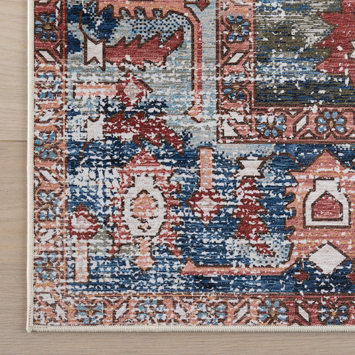 nuLOOM Carolita SplashGuard Machine Washable Area Rug