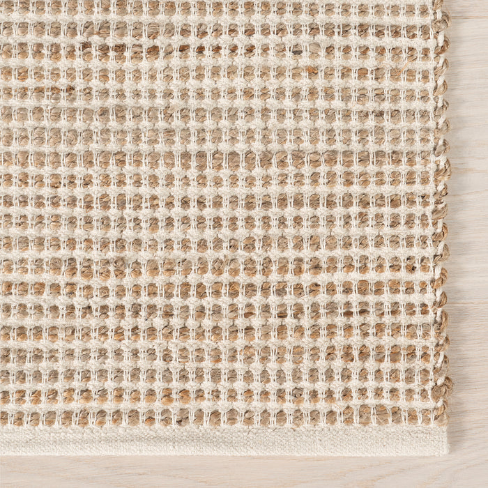 Home Conservatory Gravel Handwoven Jute Area Rug