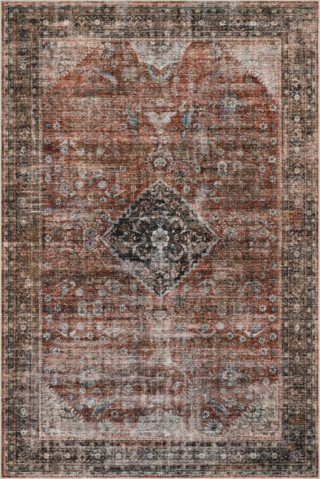 Nuloom Orielle Medallion Traditional Washable Area Rug