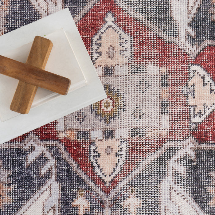 nuLOOM Eloqua SplashGuard Machine Washable Area Rug