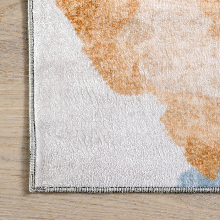 nuLOOM Sarine Abstract Washable Area Rug
