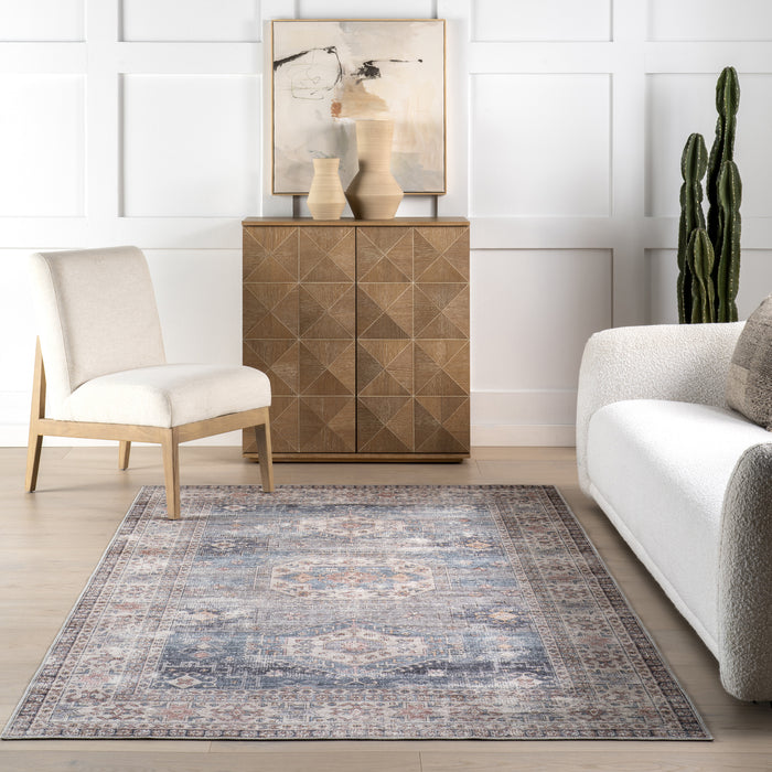 Nuloom Aleia SplashGuard Machine Washable Area Rug