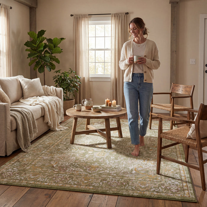 Cady Machine Washable Transitional Area Rug — nuLOOM