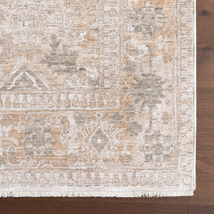 Koami Medallion Fringe Area Rug