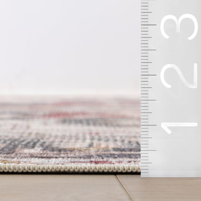 nuLOOM Carolita SplashGuard Machine Washable Area Rug