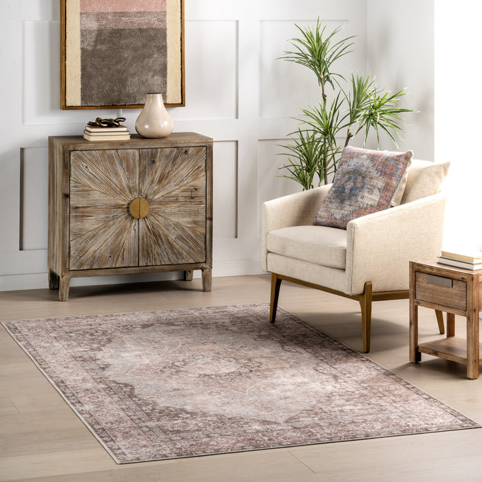 Nuloom Analeia SplashGuard Machine Washable Area Rug