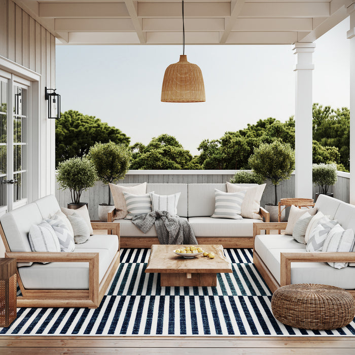 Nuloom Ciela Striped Indoor/Outdoor Area Rug