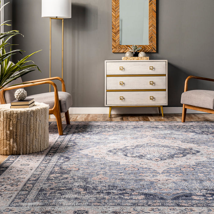 Nuloom Analeia SplashGuard Machine Washable Area Rug