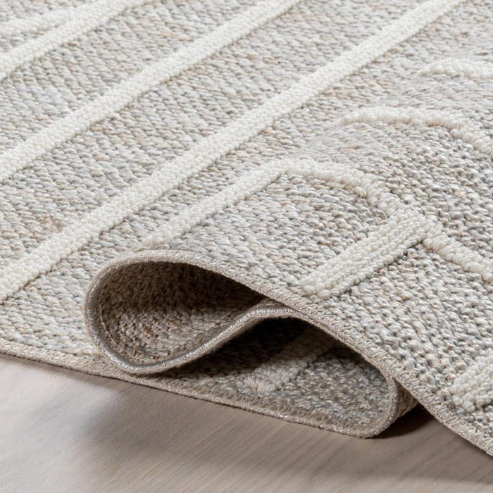 Hartlyn Modern Arches Machine Washable Area Rug