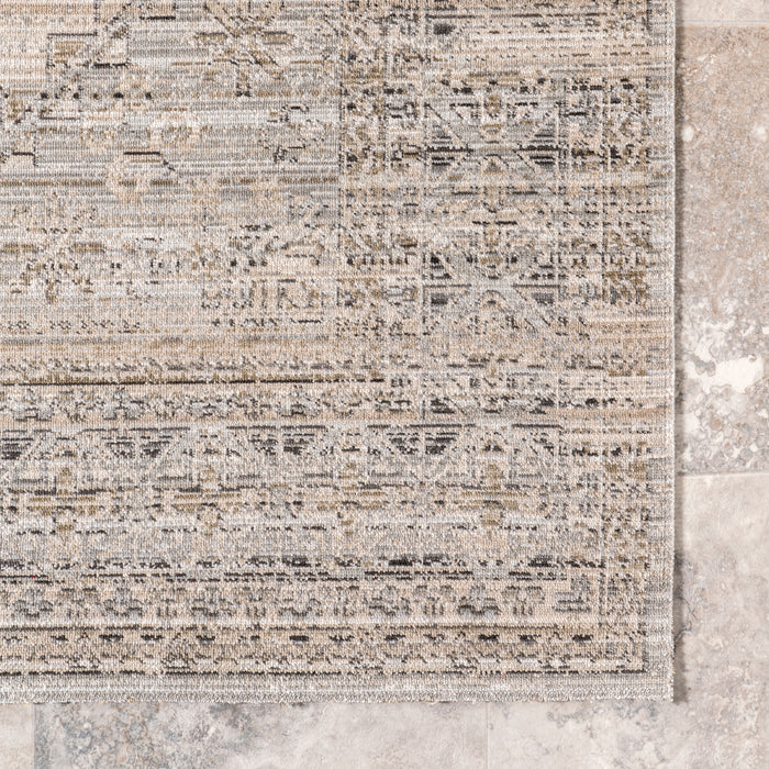 Deena Vintage Machine Washable Indoor/Outdoor Area Rug