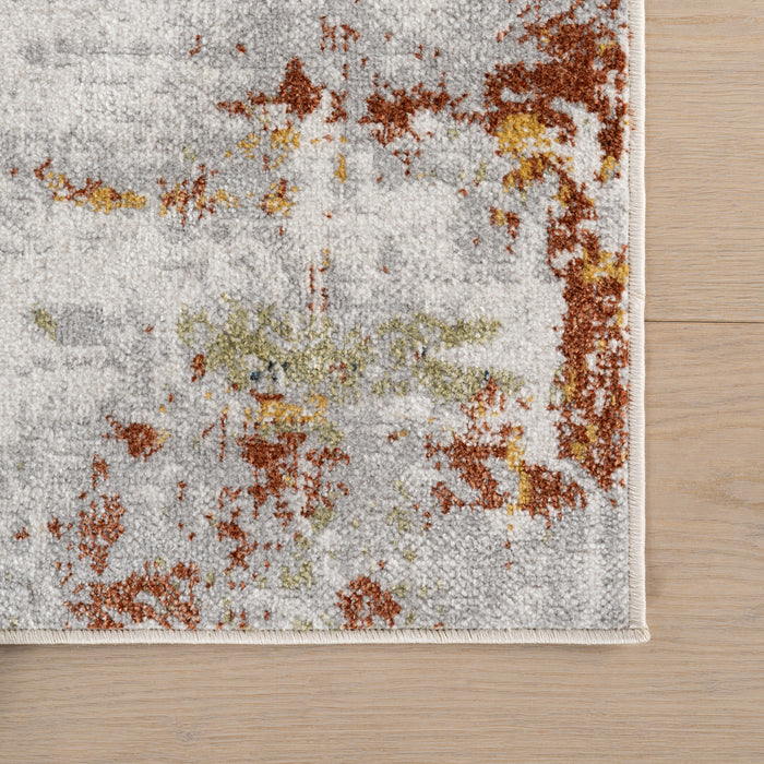 Aaliyah Casual Abstract Machine Washable Area Rug — nuLOOM