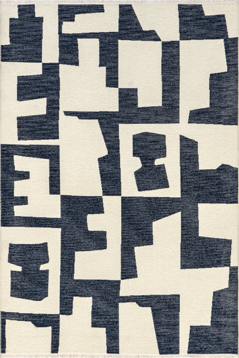 Viktoria Modern Abstract Reversible Machine Washable Area Rug