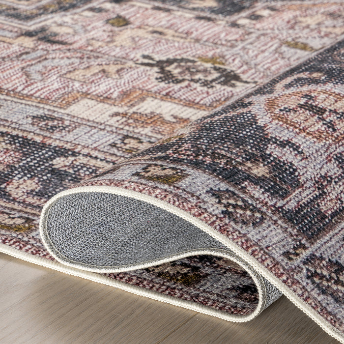 nuLOOM Fonia SplashGuard Machine Washable Area Rug