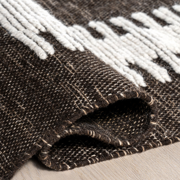 Sante Fe Southwestern Wool Blend Area Rug