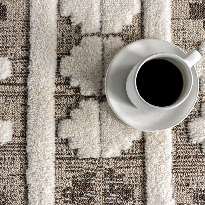 Audience Geometric Tasseled Area Rug