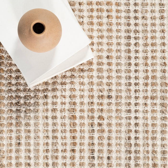 Home Conservatory Gravel Handwoven Jute Area Rug