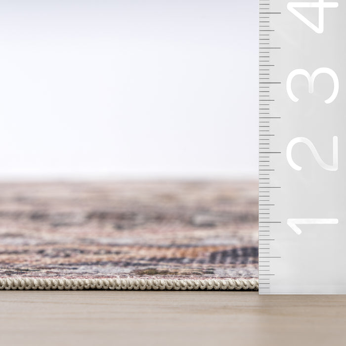 nuLOOM Fonia SplashGuard Machine Washable Area Rug