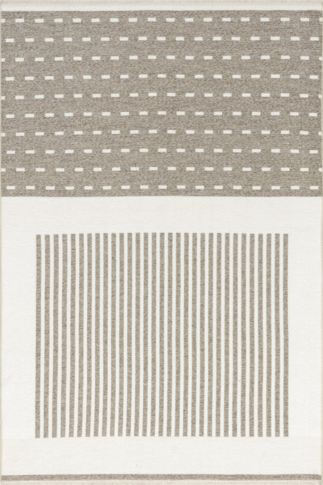 Ofeliya Geometric Reversible Machine Washable Area Rug