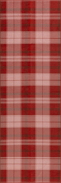 Aelin SplashGuard Plaid Machine Washable Area Rug