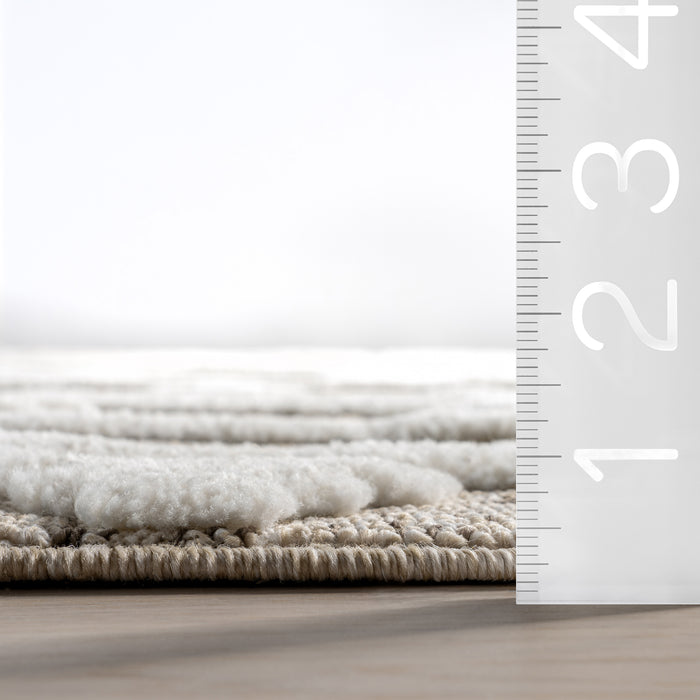 Audience Geometric Tasseled Area Rug