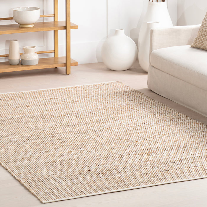 Home Conservatory Gravel Handwoven Jute Area Rug