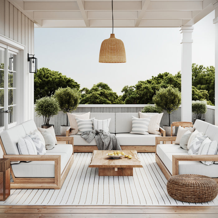 Nuloom Amasha High-Low Striped Indoor/ Outdoor Area Rug