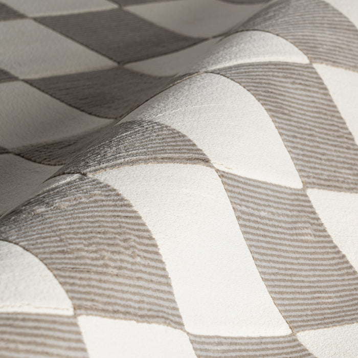 Zhuri Checkered Machine Washable Area Rug