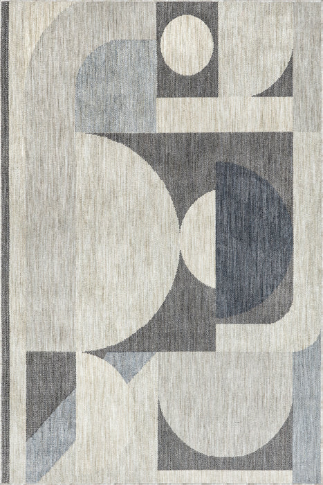 Rhona Modern Geometric Recycled Area Rug