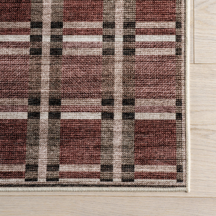 Nuloom Uzma Plaid Area Rug
