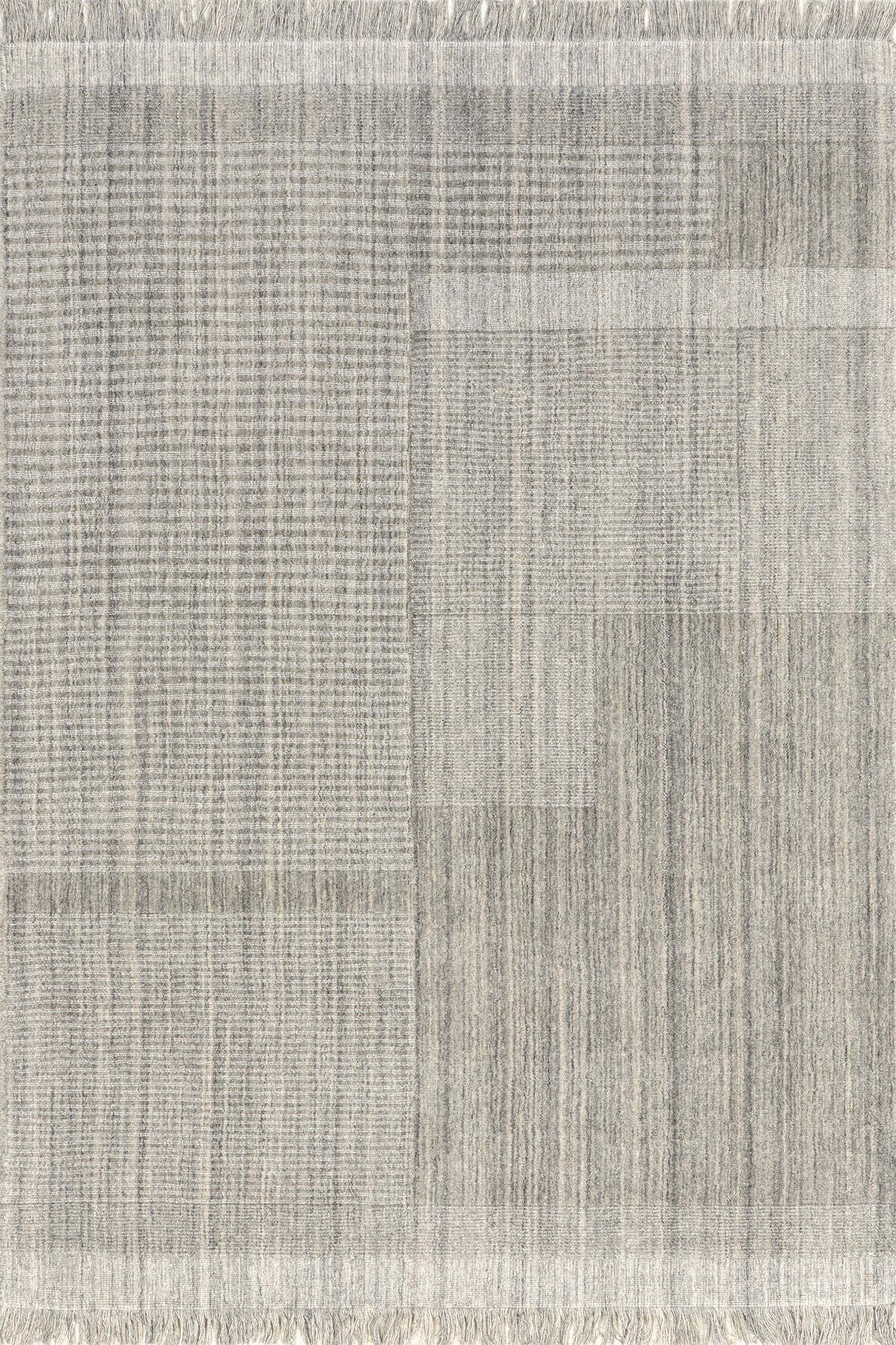 Mozai Fringed Wool-Blend Area Rug — nuLOOM