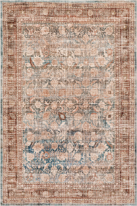 Nuloom Meyden Bordered Traditional Washable Area Rug
