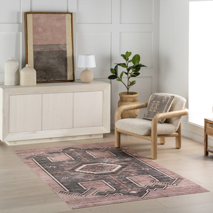 Nuloom Amyra SplashGuard Machine Washable Area Rug