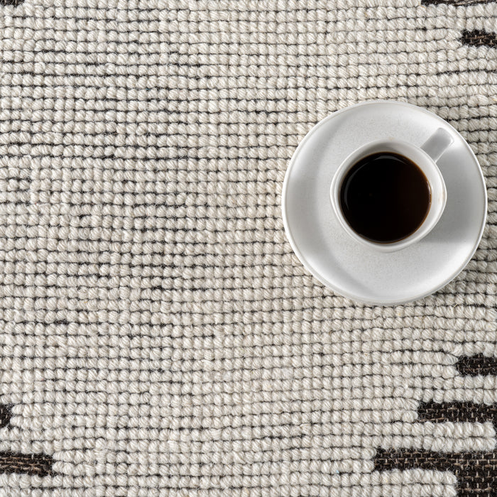 Sante Fe Southwestern Wool Blend Area Rug