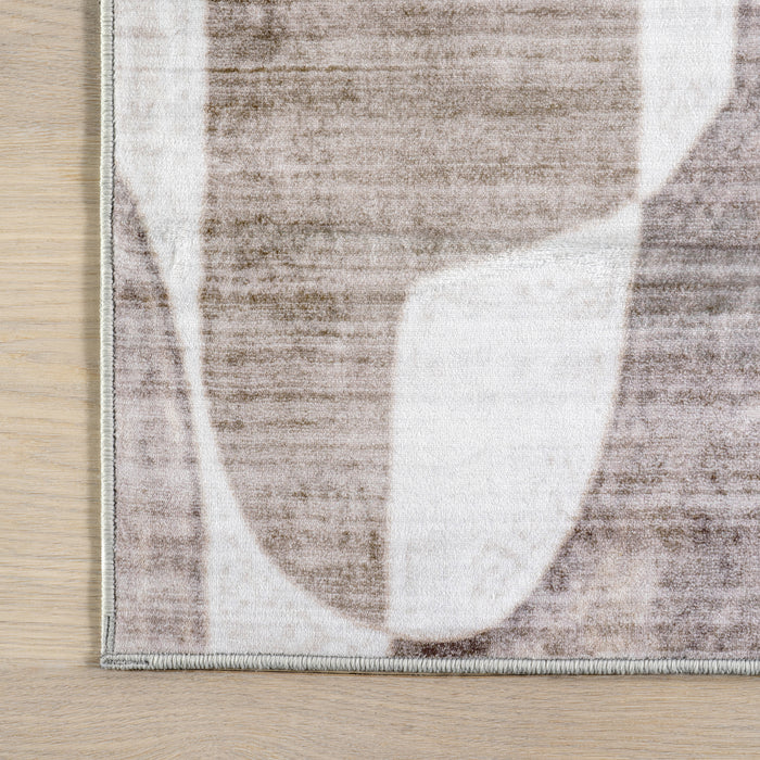 nuLOOM Waviel Abstract Washable Area Rug