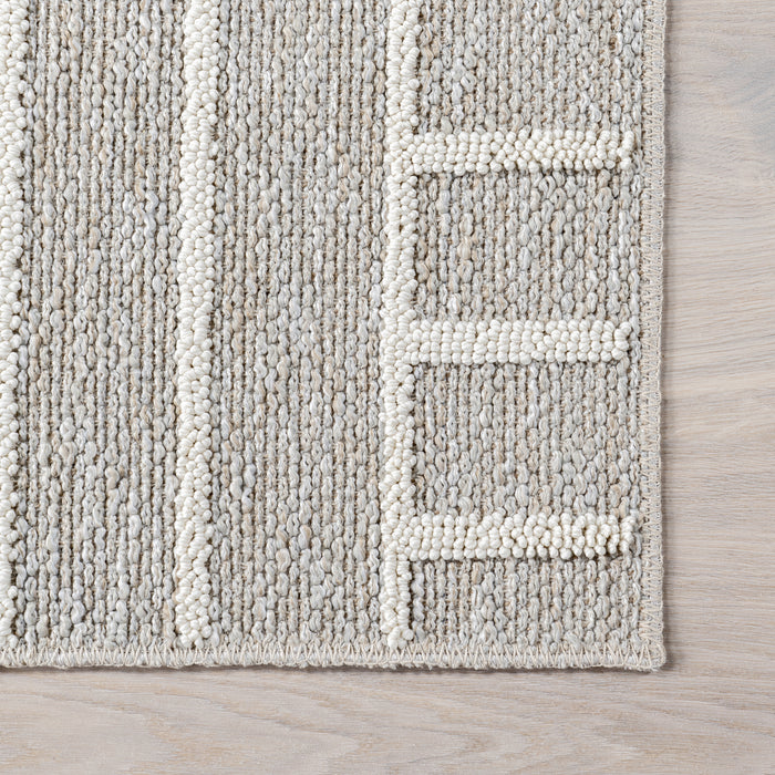 Hartlyn Modern Arches Machine Washable Area Rug