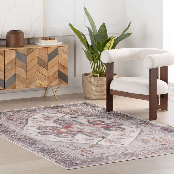 nuLOOM Eloqua SplashGuard Machine Washable Area Rug