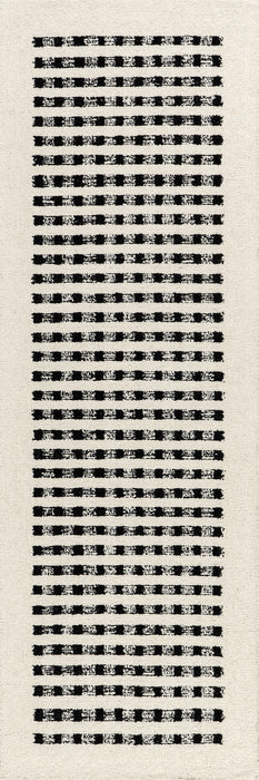 Adahlia Checkered Wool Area Rug